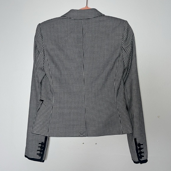 Tommy Hilfiger Black & White Checkered Blazer 0 - Picture 4 of 11
